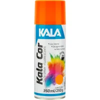 Tinta Spray Fluorescente Kala Laranja 350Ml