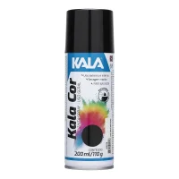 Tinta Spray uso Geral Brilhante Preto 200Ml Kala