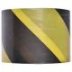 Fita Zebrada Preto/amarelo 50 M Plastcor