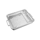 Bandeja Redonda Antiderrapante em Aço Inox 34X28Cm Tramontina