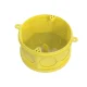 Caixa de Luz 4X4 Octogonal Tigreflex Amarelo