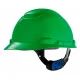 Capacete de Segurança Modelo H700 na Cor Verde da 3M