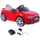 Carro Elétrico Infantil Audi Tt com Controle 921800 Belfix - Vermelho