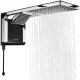 Chuveiro Acqua Duo Ultra Preto Cromado 5500W 127V Lorenzetti