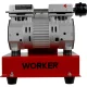 Compressor de Ar Direto 1/4 5Pcm 8Bar 750W 220V Worker