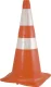 Cone 75Cm Branco/laranja Padrao Abnt Plastcor