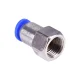 Conexão Pneumática Reta Rápida Femea Rosca 1/4 Tubo 8Mm Bsp Pcf08G02 Conecfit