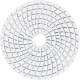 Disco de Lixa Diamantada com Velcro 4" G3000 Branco Worker
