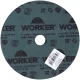 Disco de Lixa de Fibra 7" X 7/8" Grão 80 Worker
