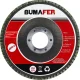 Disco Flap Reto G80 com 11 Peças 4.1/2" X 7/8" Bumafer