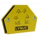 Esquadro Magnético Angular Eml-12A 12Kg Lynus