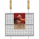 Grelha Moeda Slim para Churrasco Cromado 40X48,5Cm Grilazer