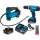 Kit Furadeira/Parafusadeira Dhp453 + Compressor Dmp18 Makita