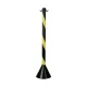 Pedestal Zebrado 93Cm Amarelo Plastcor