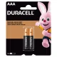 Pilha Alcalina Pequena Aaa com 2 Peças Duracell