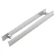 Puxador Retangular Duplo para Portas Inox 500Mm Geris