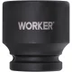 Soquete Sextavado Impacto Encaixe 3/4" 36Mm Worker