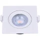 Spot Led Mr11 Embutir Quadrada 3W Amarela Liege