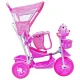 Triciclo 3 em 1 com Capota Rosa 910700 Belfix