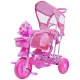 Triciclo 3 em 1 com Capota Rosa 910700 Belfix