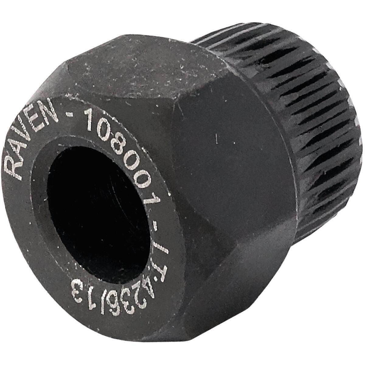 108001 Raven - Soquete Especial Estriado Com 33 Dentes E Sextavado De 22 Mm Para Polia