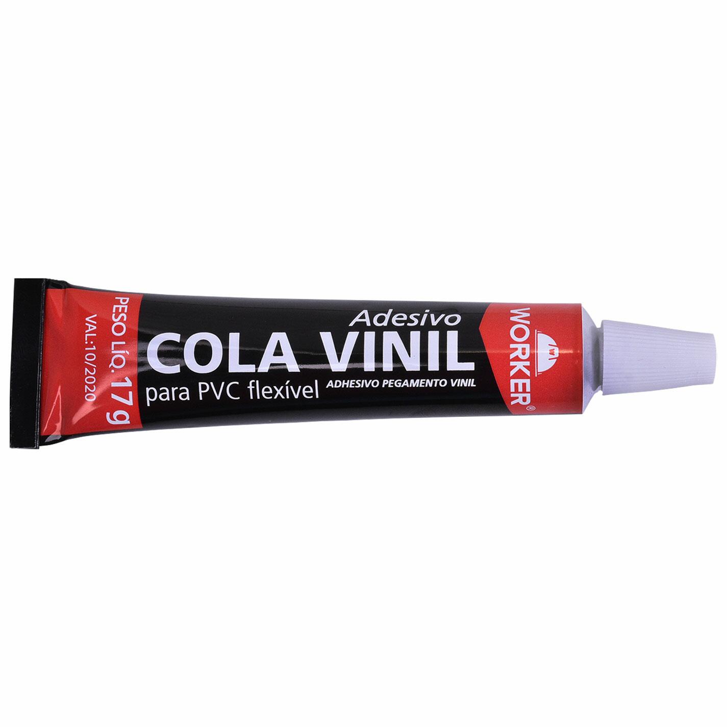 Adesivo Cola Vinil 17G Com Blister Worker