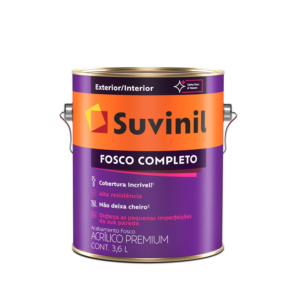 Tinta Acrílica Fosco Completo Branca 3	6L Suvinil