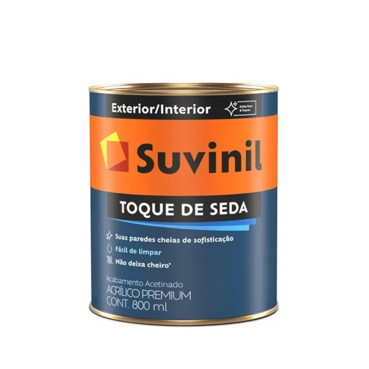 Tinta Acrílica Toque De Seda Acetinado Branca 3	6L Suinil