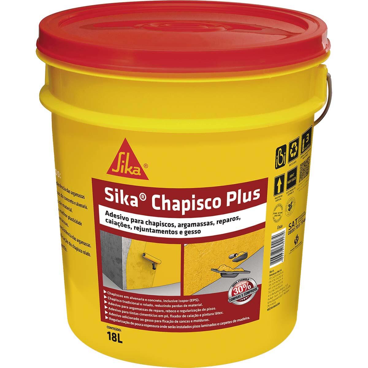 Sika Chapisco Plus Adesivo Argamassa 18L Sika