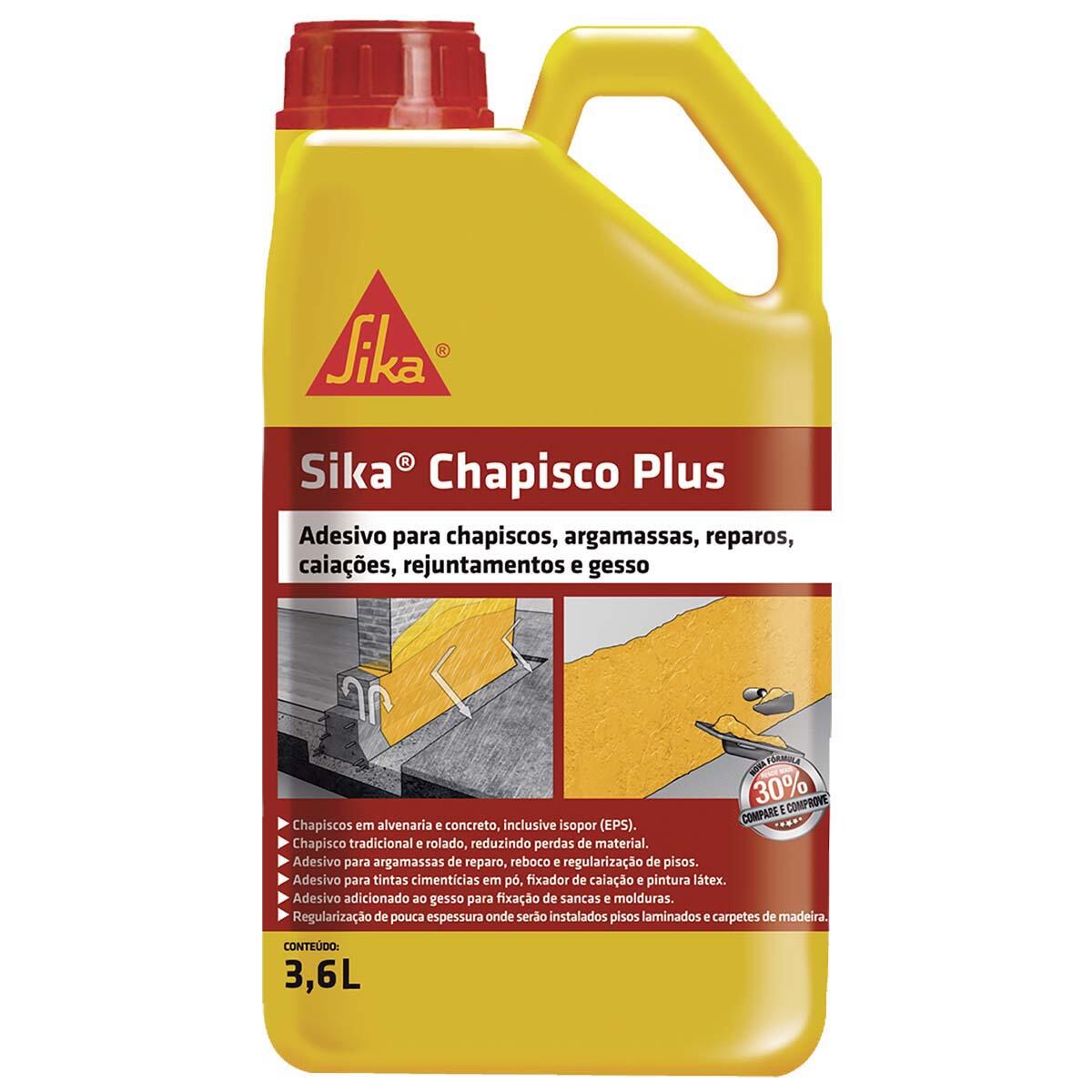 Sika Chapisco Plus Adesivo Argamassa 3	6L Sika