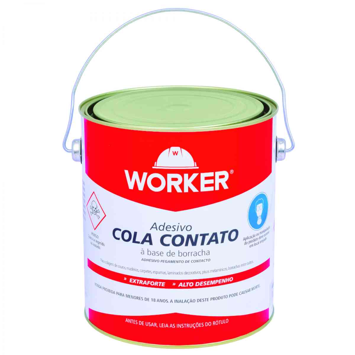 Cola De Contato À Base De Borracha 200G Worker