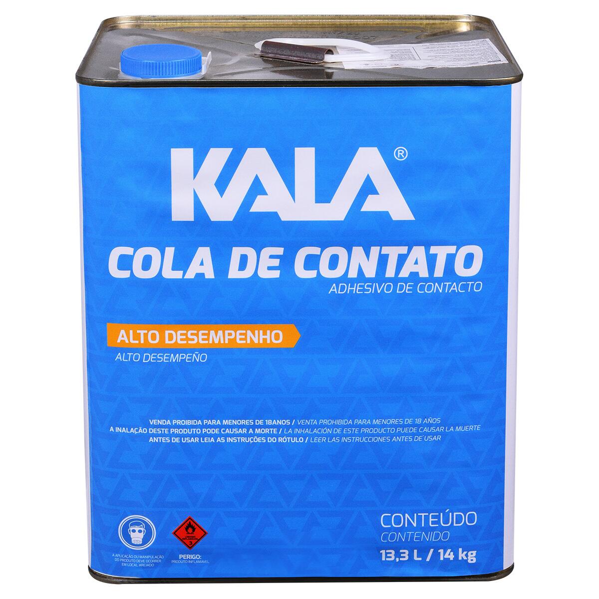 Adesivo Cola De Contato Lata 14Kg Kala