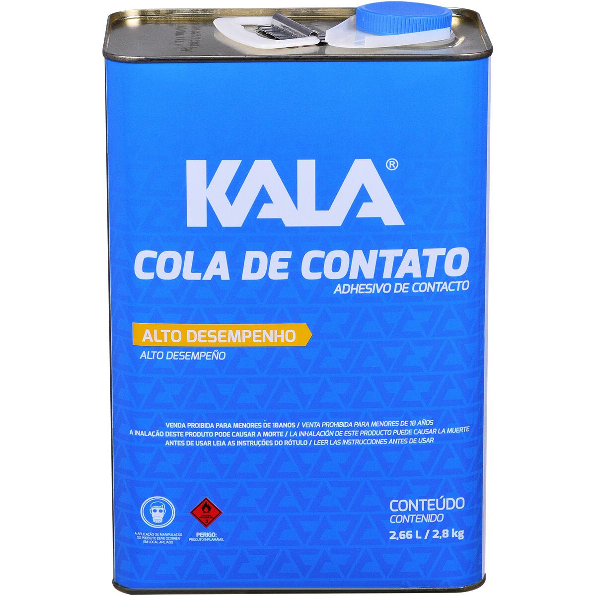 Adesivo Cola De Contato Lata 2,8Kg Kala