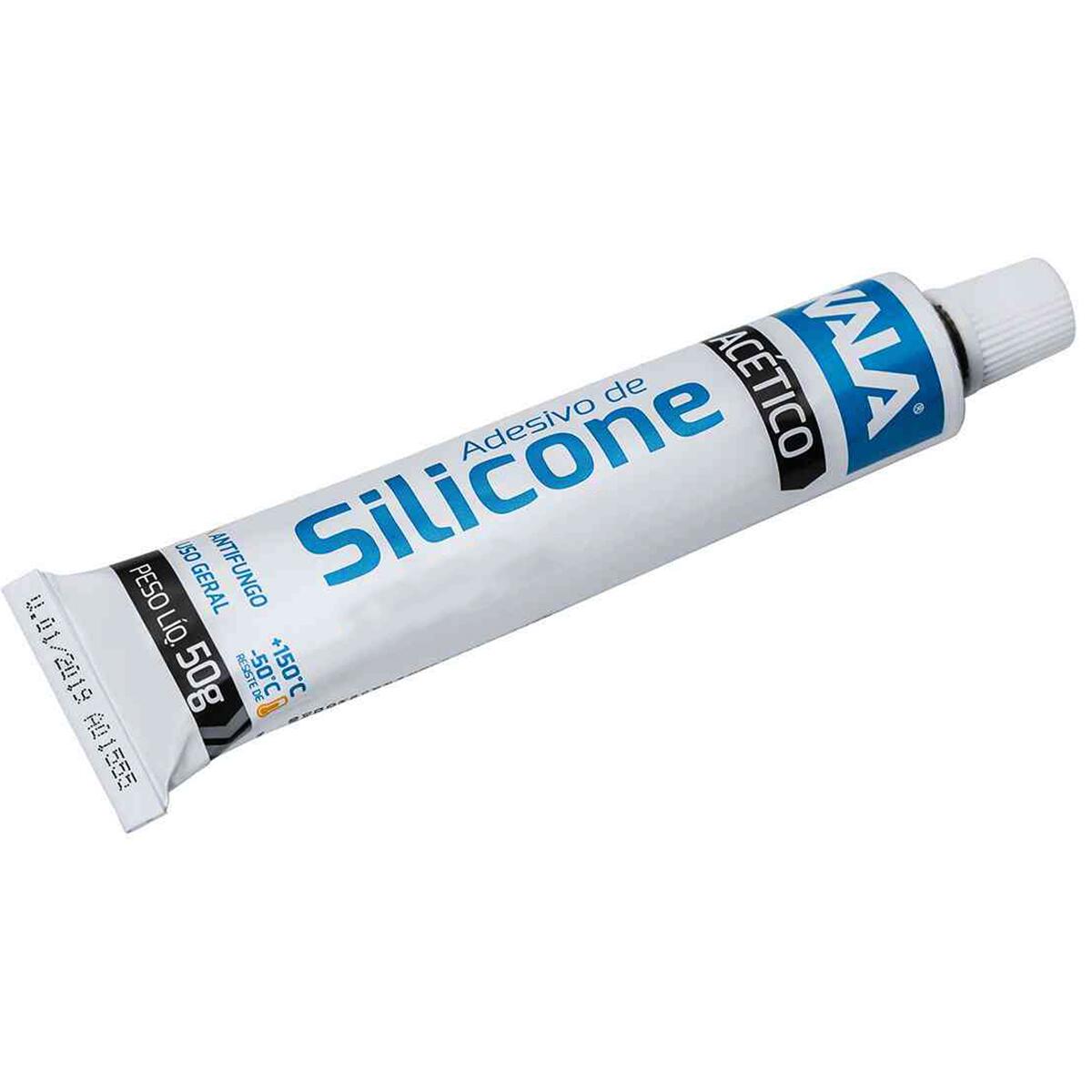 Adesivo De Silicone Acético Branco 50G Kala