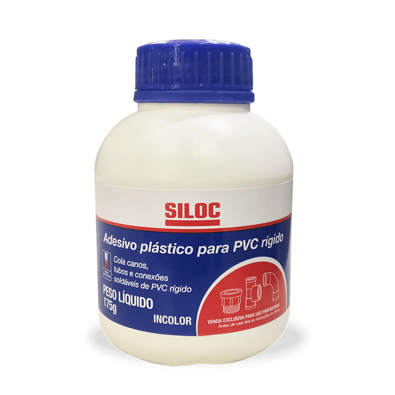 Adesivo Plástico Para Pvc Rígido Incolor 175Kg Siloc