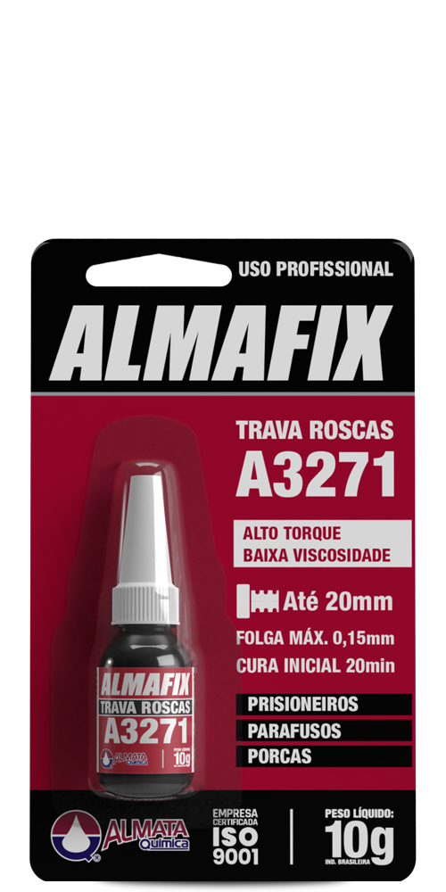 Adesivo Trava Rosca Alto Torque 10G B V Almata