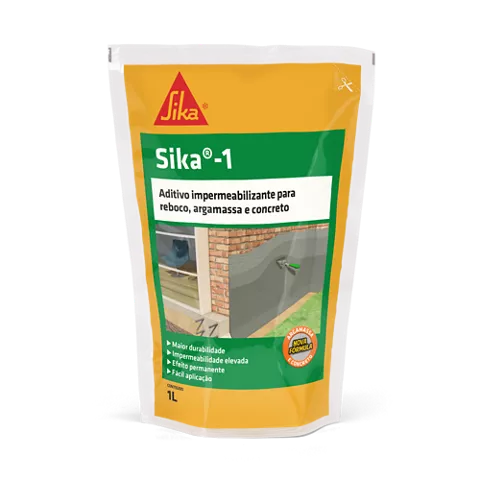 Sika-1 Aditivo Impermeabilizante Amarelo 1L Sika