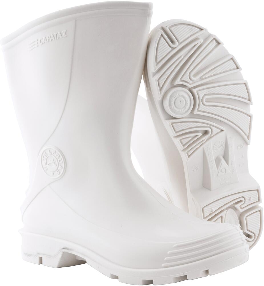 Bota Branca Pvc C/c Capataz Nr 45 Alpargatas