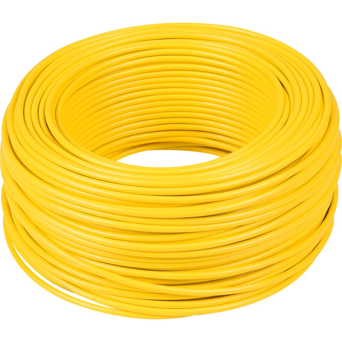 Cabo Flexível 6Mm Amarelo 750V 100M Liege