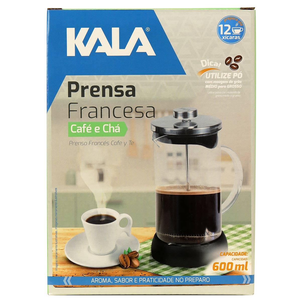 Cafetera Prensa Francesa Para Café o Té - 600 ml