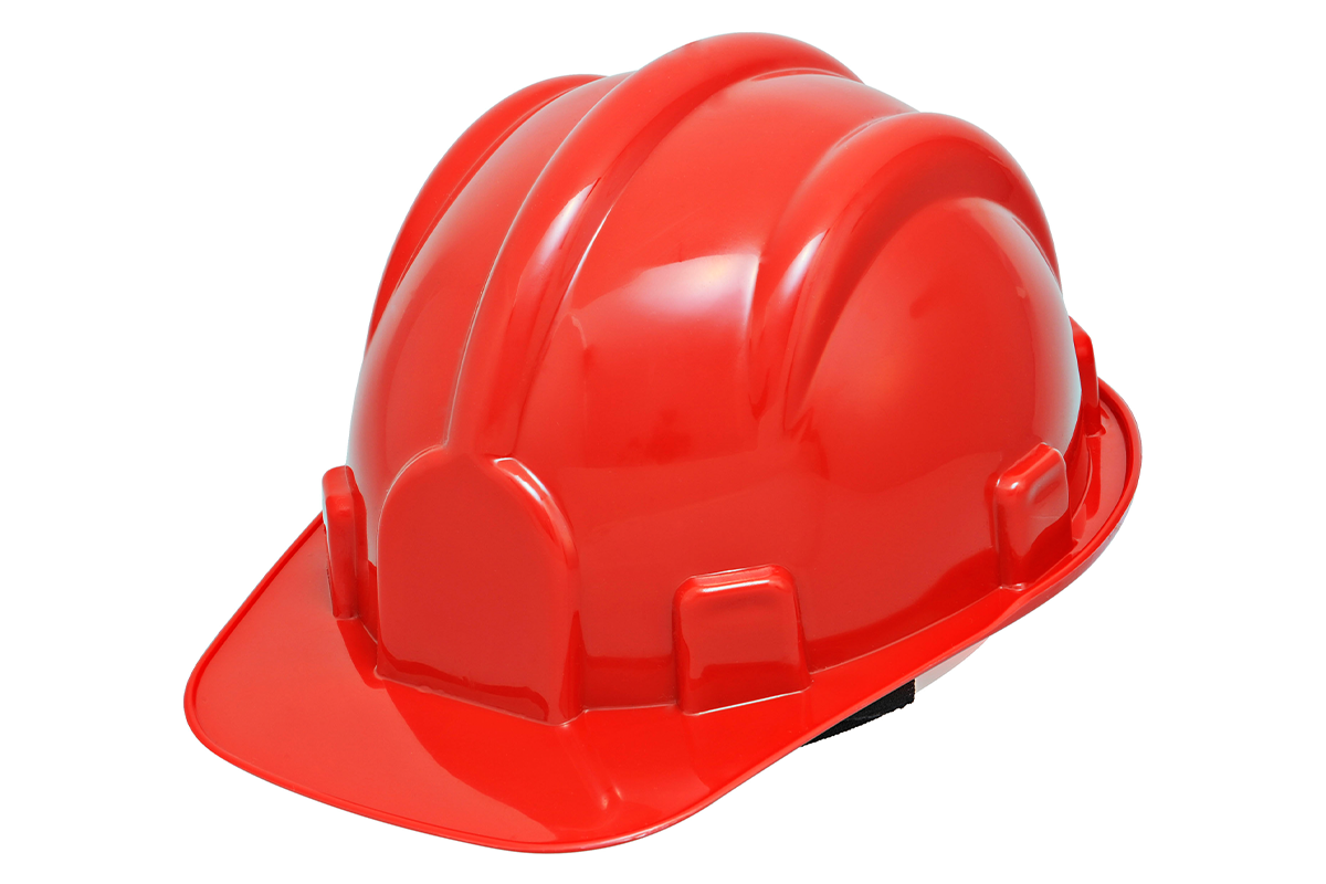 Capacete Construção Com Carneira Vermelho Delta Plus