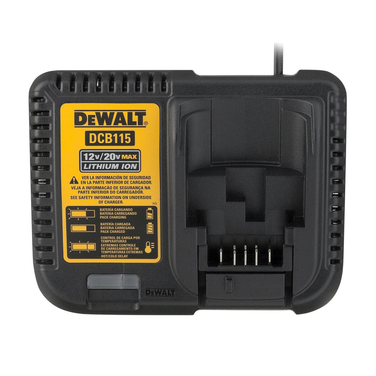 Carregador Rápido Para Bateria 12V-20V Dcb115-B2 220V Dewalt