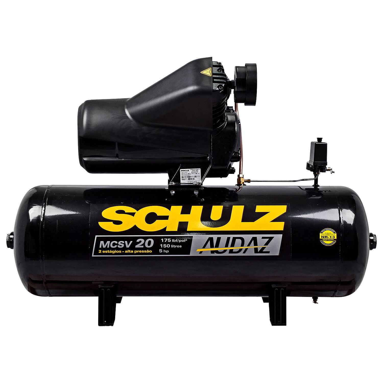 Compressor De Ar Audaz Mcsv 20/150 220/380V Schulz