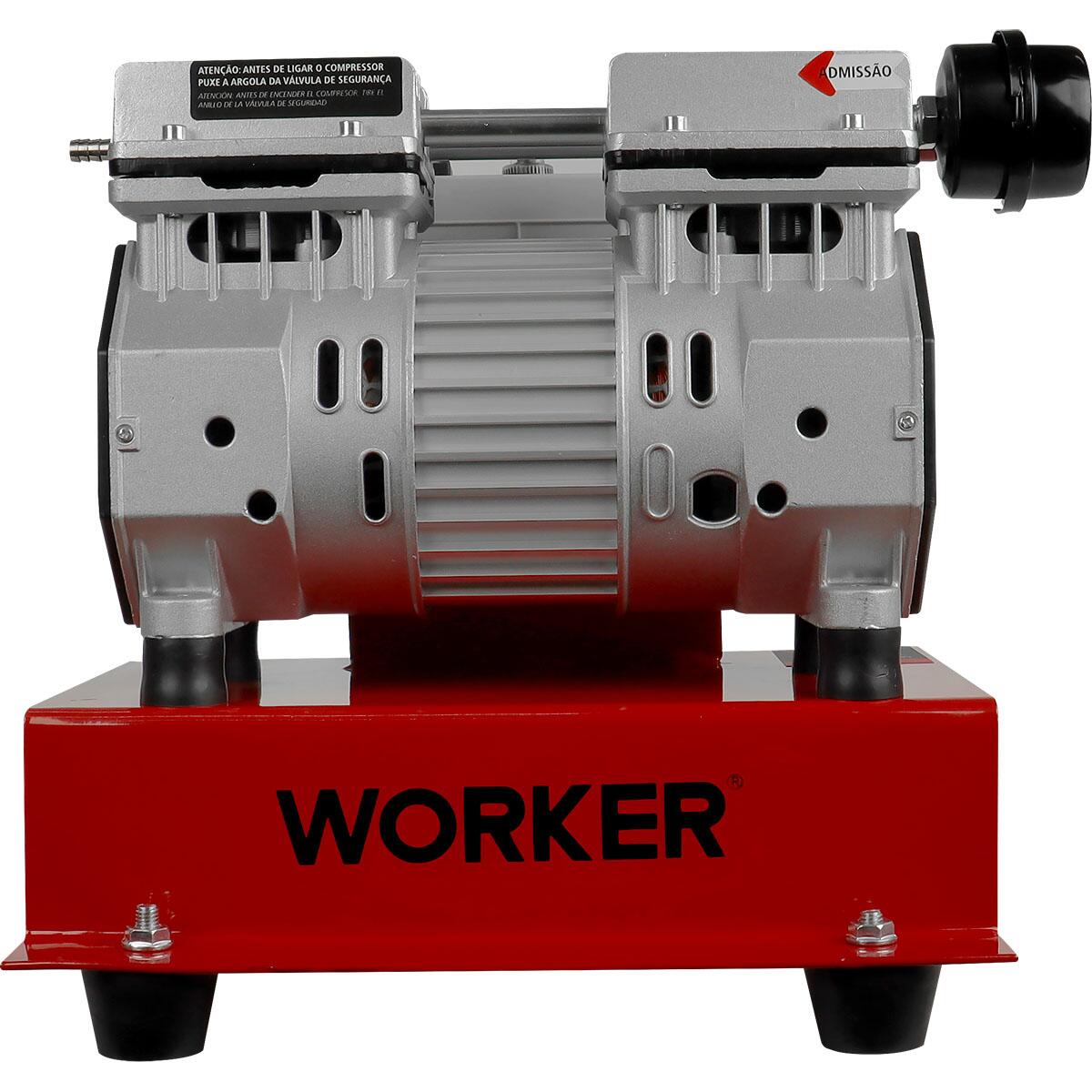 Compressor De Ar Direto 1.0Hp 8Bar 750W 127V Worker