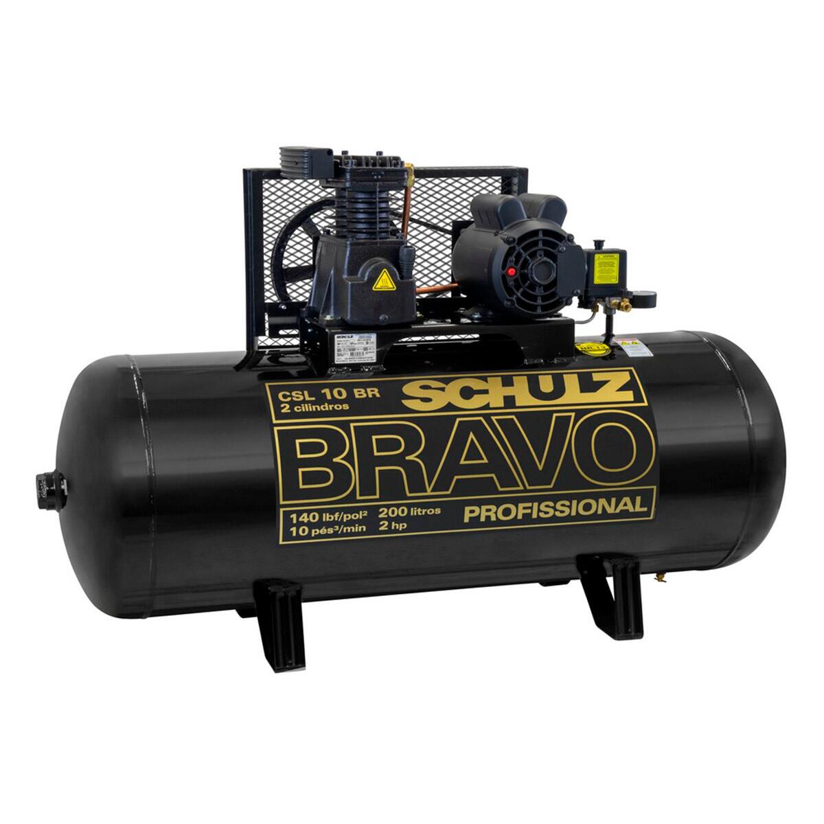 Compressor De Pistão Bravo Csl 10/200 220V