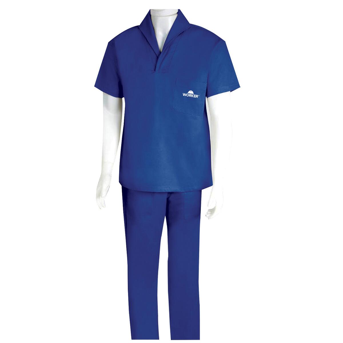 Conjunto Uniforme Industrial Azul Gg Worker