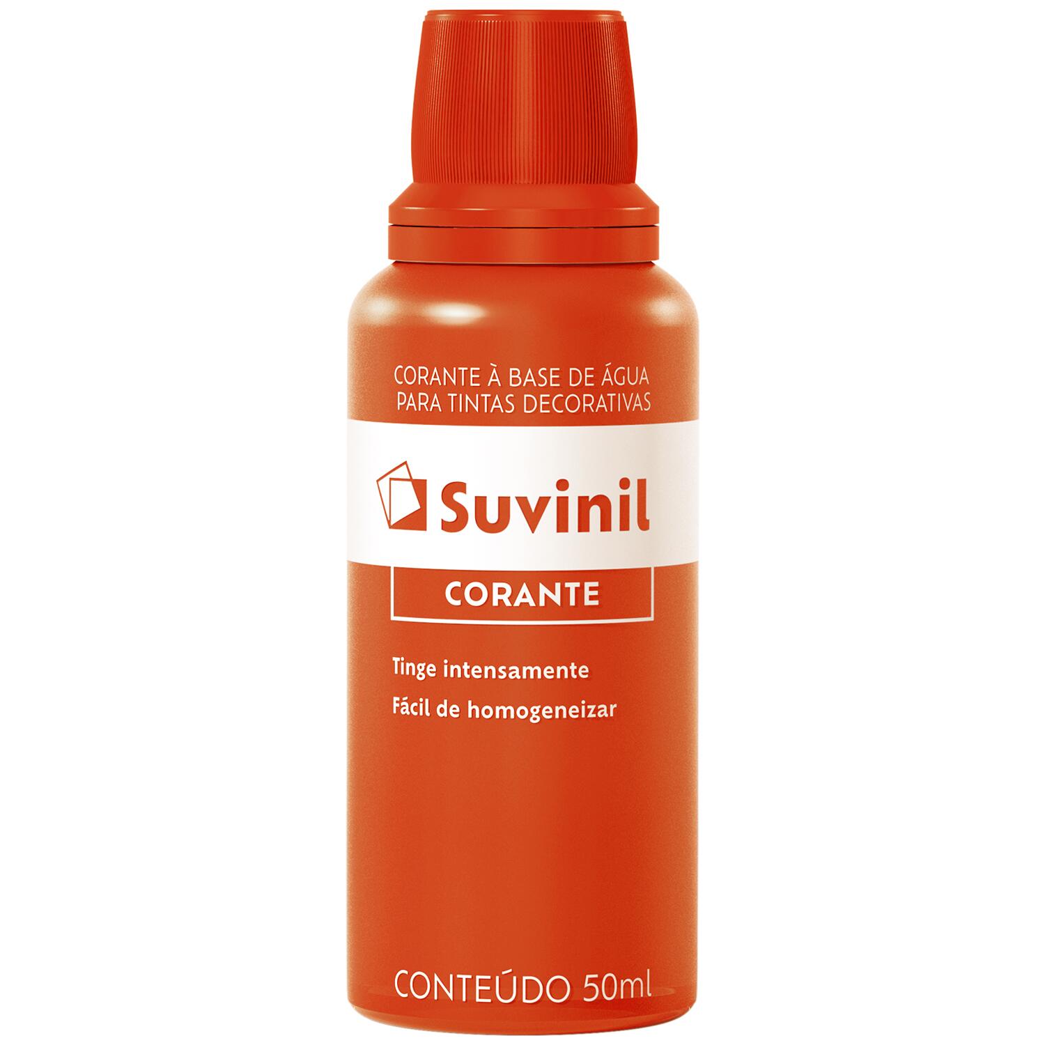 Corante Líquido Para Tinta Laranja 50Ml 12 Peças Suvinil