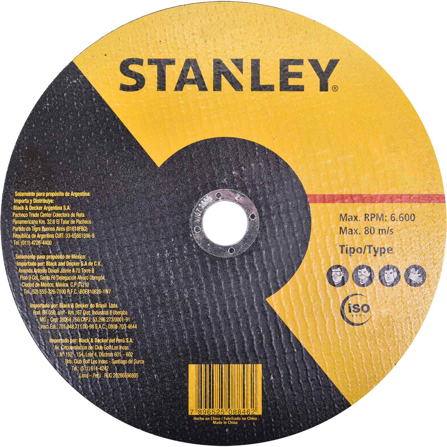 Disco De Desbaste Para Metal 9”X 1/4” X 7/8“ Sta0415 Stanley