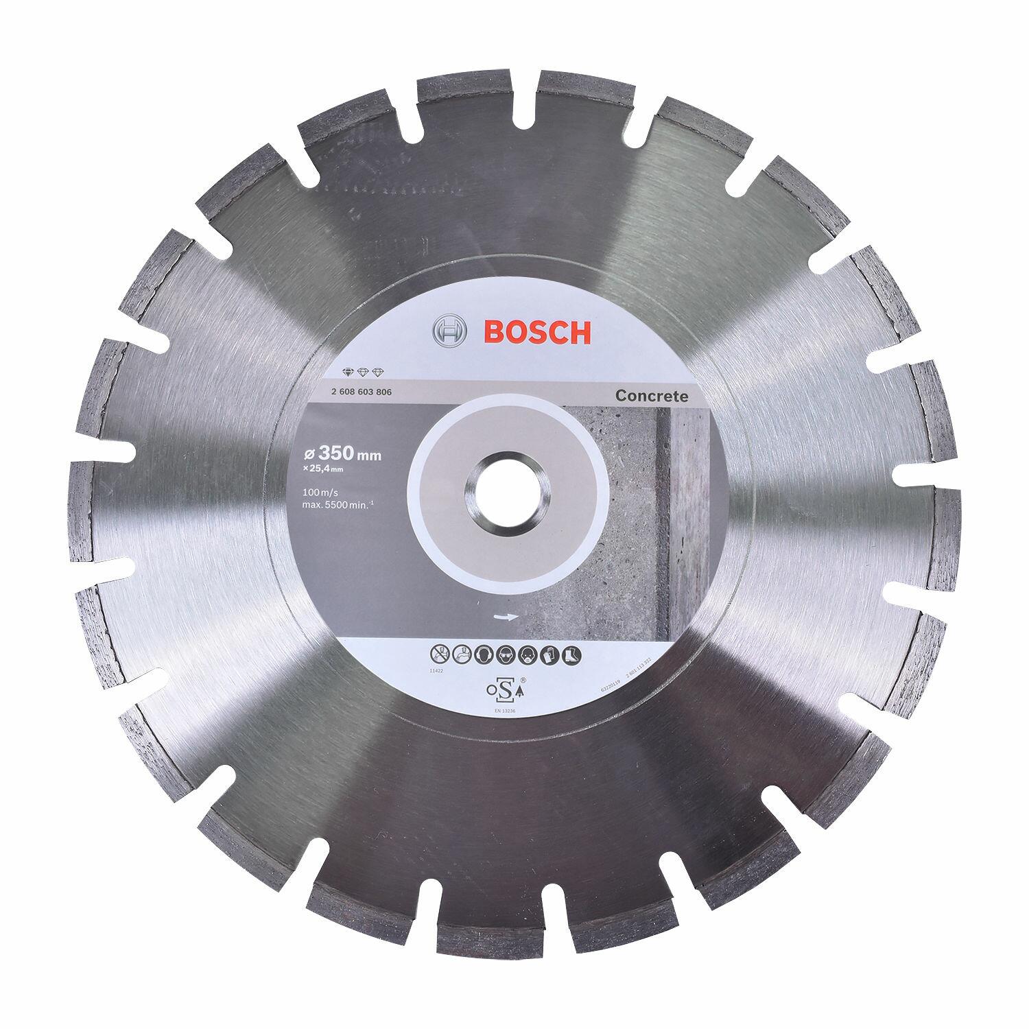 Disco Corte Diamantado Segmentado 350Mm Para Concreto Bosch