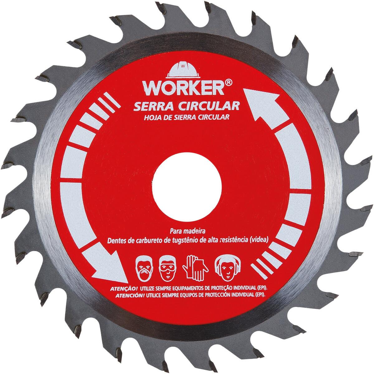 Disco De Serra Widea 7.1/4' 60 Dentes 20Mm Worker